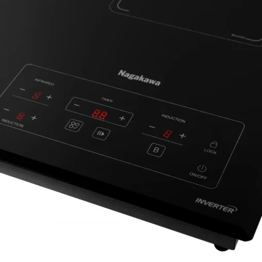 Bếp ba 2 điện từ 1 hồng ngoại Nagakawa NAG1253M - Ảnh 3