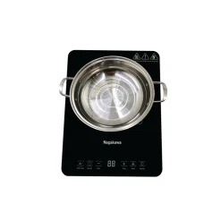 Bếp điện từ đơn Nagakawa NAG0714 2000W, mặt kính chịu nhiệt, cảm ứng thông minh