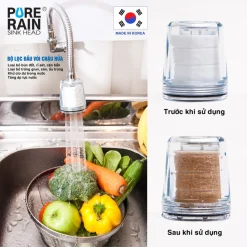 Bộ lọc đầu vòi chậu rửa Pure Rain PR-303