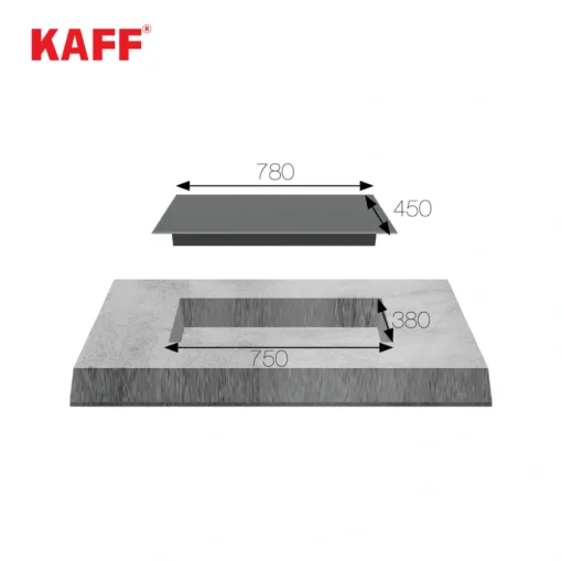 Bếp điện từ kết hợp Kaff KF-IG3001IH - Ảnh 3